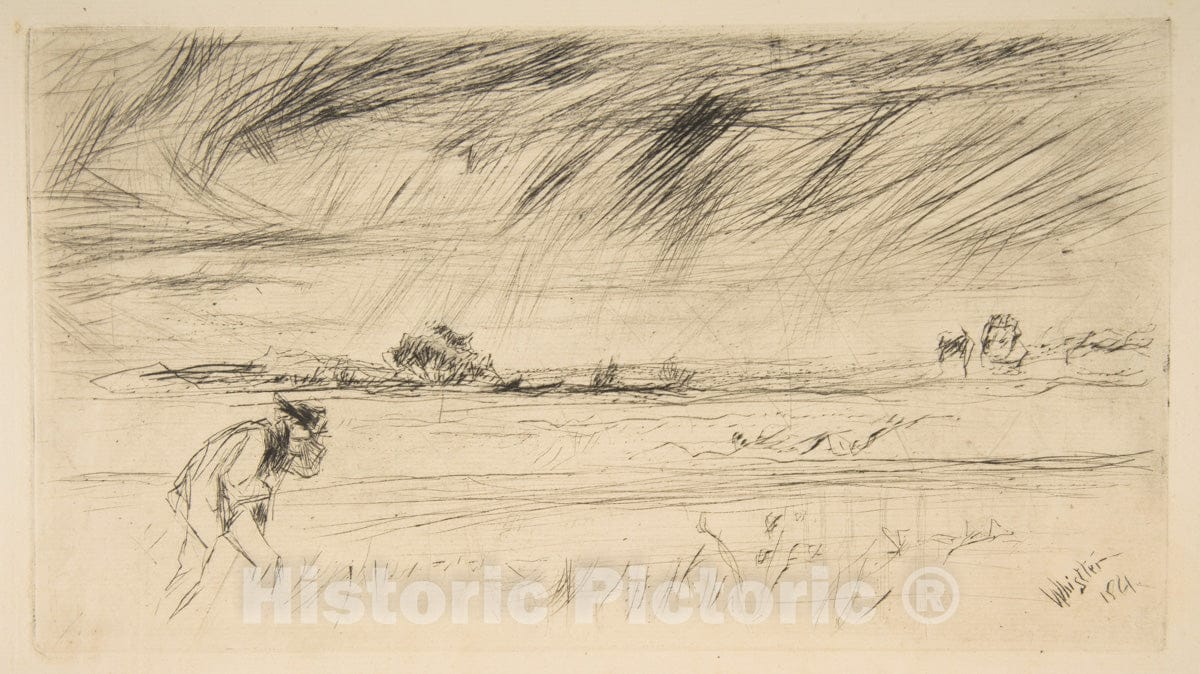 Art Print : James McNeill Whistler - The Storm : Vintage Wall Art