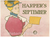 Art Print : Edward Penfield - Harper's: September 2 : Vintage Wall Art
