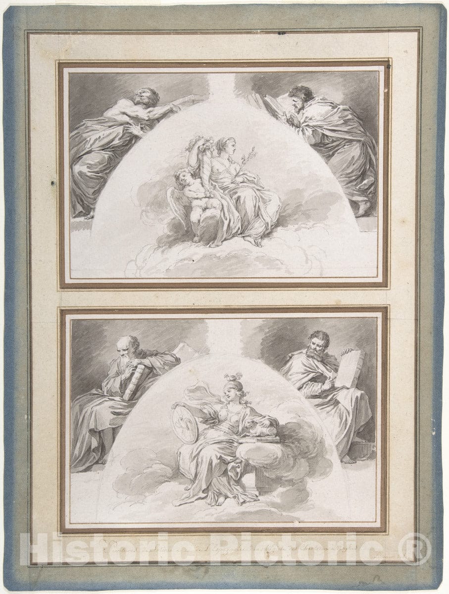 Art Print : Nicolas Bernard Lépicié - Copies After Jusepe de Ribera : Vintage Wall Art