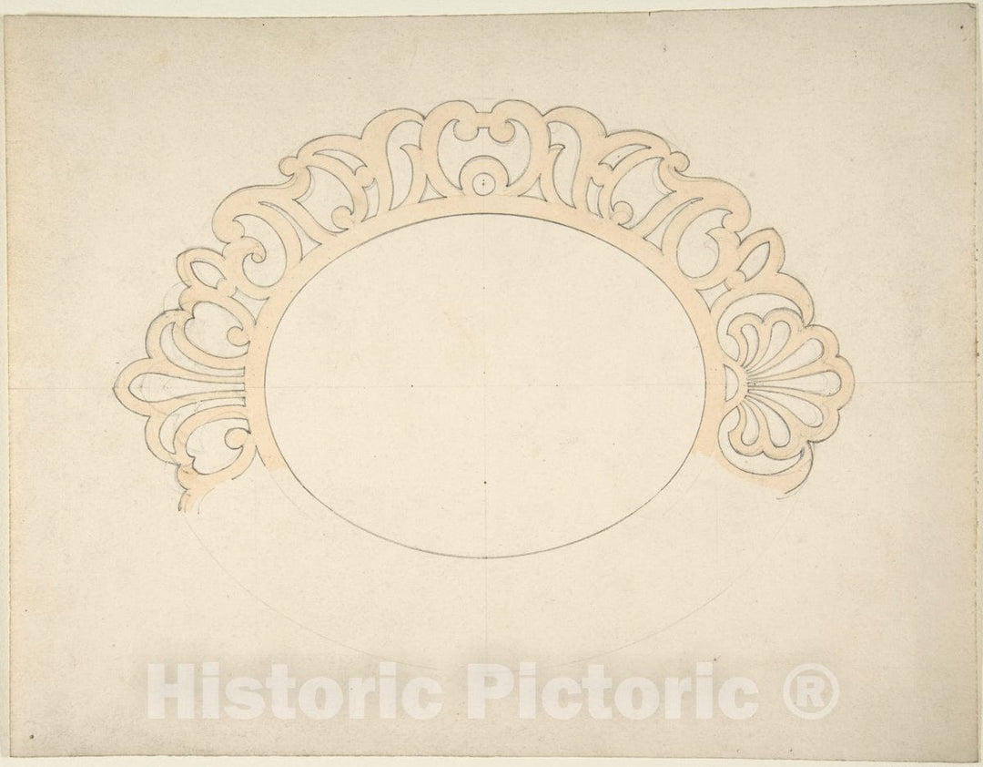 Art Print : British, 19th Century - Frame Design : Vintage Wall Art