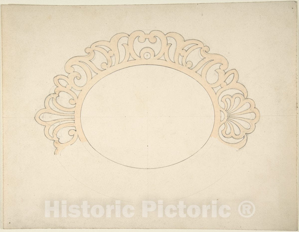 Art Print : British, 19th Century - Frame Design : Vintage Wall Art