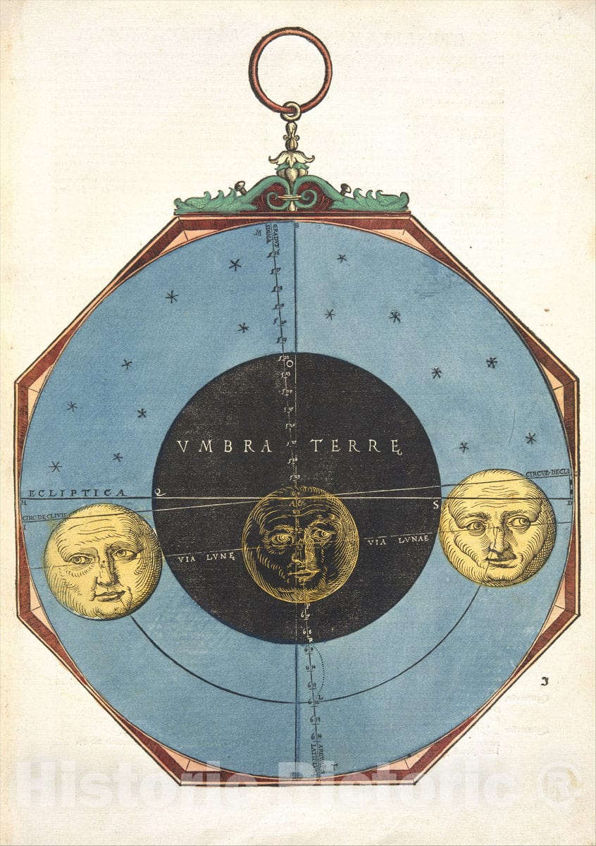 Art Print : Michael Ostendorfer - Astronomicum Caesareum : Vintage Wall Art