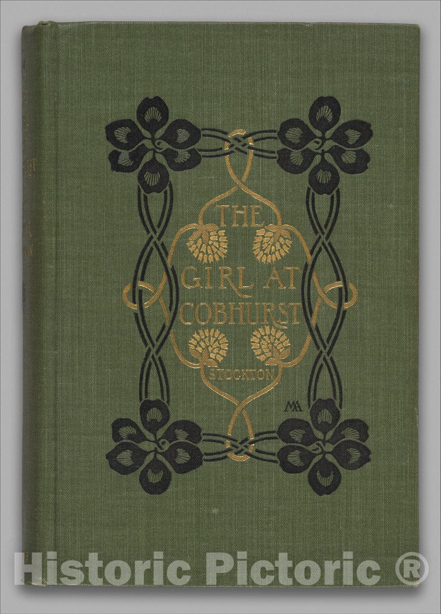 Art Print : Binding and Decorations by Margaret Neilson Armstrong - The Girl at Cobhurst : Vintage Wall Art
