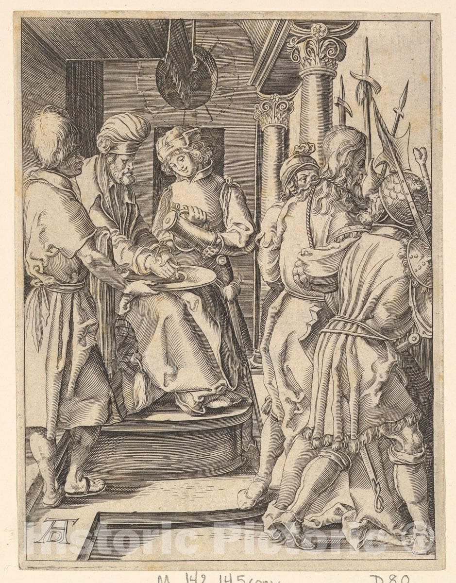 Art Print : Albrecht Dürer - Engraved Copies of The Little Passion - 426864 : Vintage Wall Art