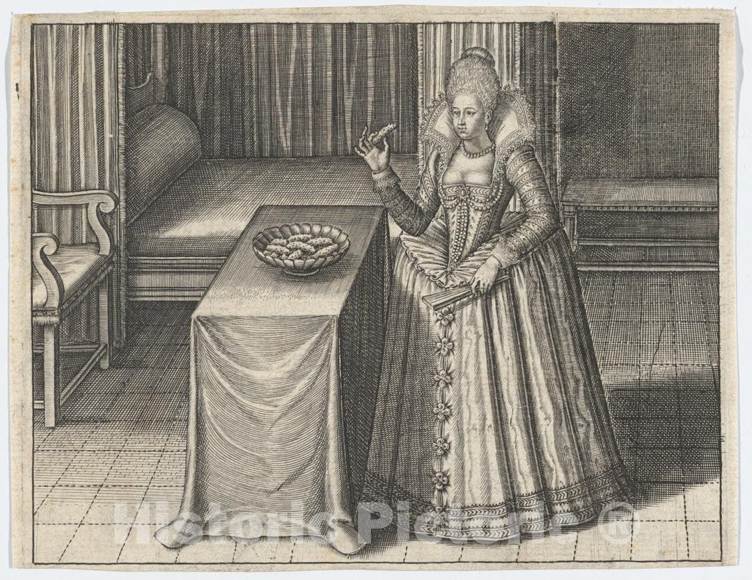 Art Print : Jan Van Haelbeeck - Enigmes Joyeuses Pour les Bons Esprits, Plate 3 : Vintage Wall Art