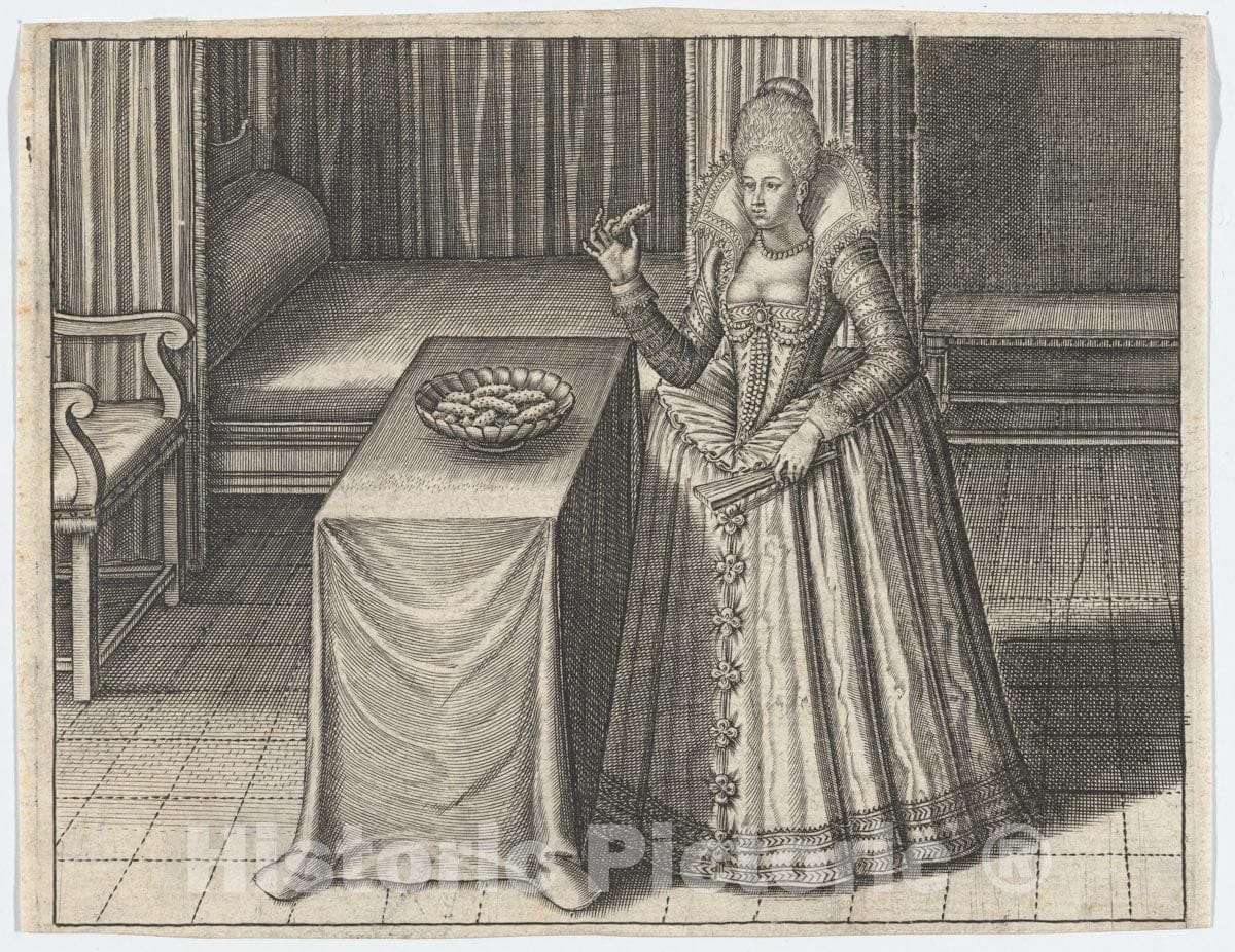 Art Print : Jan Van Haelbeeck - Enigmes Joyeuses Pour les Bons Esprits, Plate 3 : Vintage Wall Art