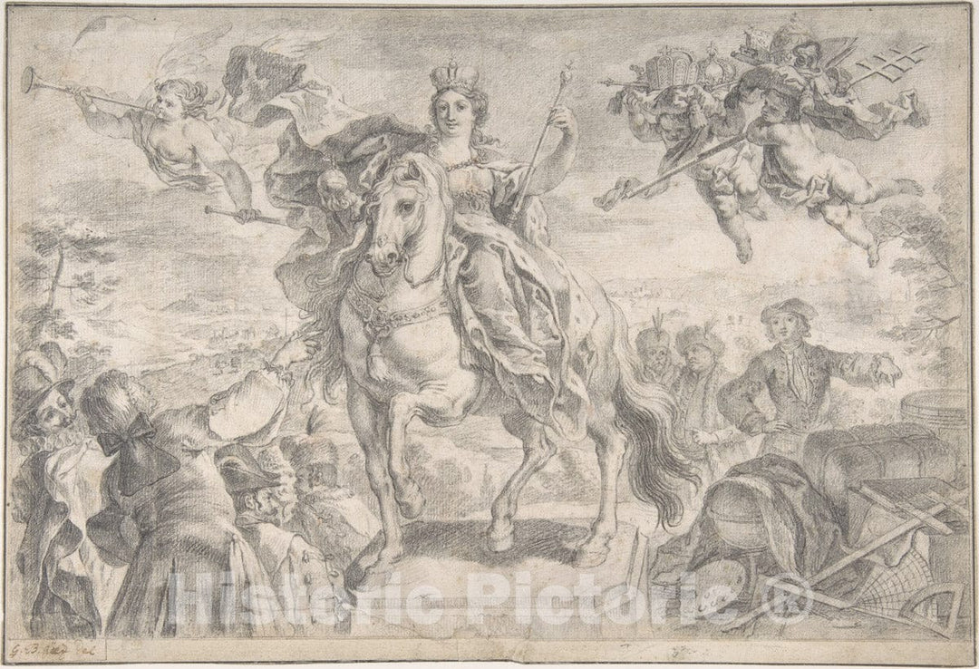Art Print : Gottfried Bernhard Goetz - Europe : Vintage Wall Art