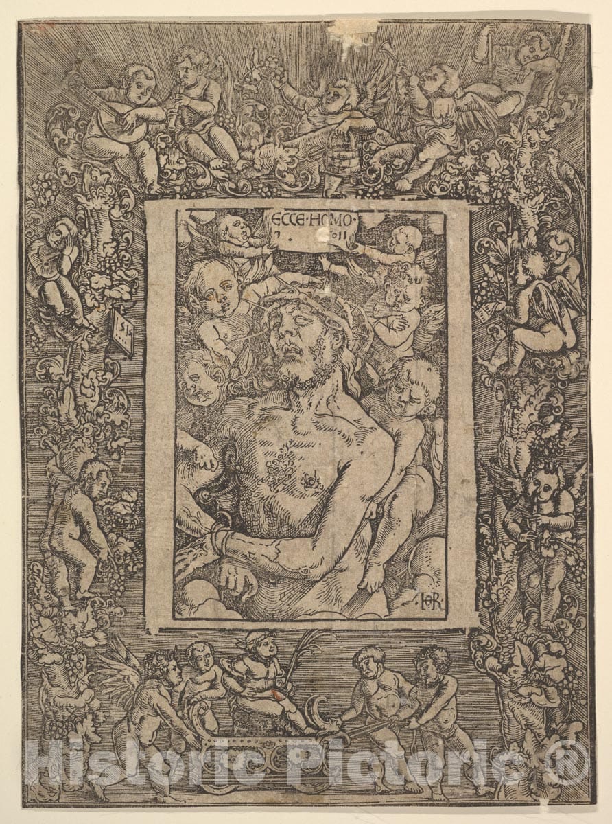 Art Print : Hans Baldung (Called Hans Baldung Grien) - ECCE Homo 1 : Vintage Wall Art