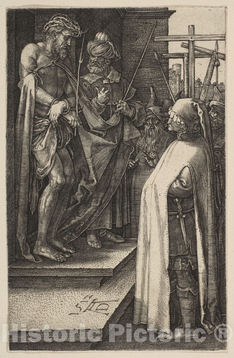 Art Print : Albrecht Dürer - ECCE Homo, from The Passion : Vintage Wall Art