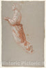 Art Print : Isidore Pils - Angel (Upper Register; Study for Wall Paintings in The Chapel of Saint Remi, Sainte-Clotilde, Paris, 1858) : Vintage Wall Art