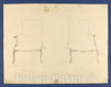 Art Print : Thomas Chippendale - Two French Chairs, in Chippendale Drawings, Vol. I 4 : Vintage Wall Art