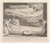 Art Print : Luigi Schiavonetti - The Death of The Good Old Man, from The Grave, a Poem by Robert Blair : Vintage Wall Art