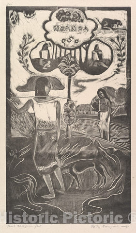Art Print : Paul Gauguin - Noa Noa : Vintage Wall Art