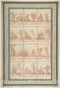 Art Print : Antoine Borel - Illustrations for an Allegorical Pattern Book 1 : Vintage Wall Art