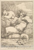 Art Print : Etched and published by John Hamilton Mortimer - Musical Monster (from Fifteen Etchings Dedicated to Sir Joshua Reynolds) : Vintage Wall Art