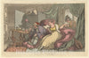 Art Print : Thomas Rowlandson - The Honey Moon (The English Dance of Death, Plate 13) : Vintage Wall Art