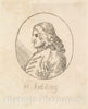 Art Print : William Hogarth - Henry Fielding : Vintage Wall Art