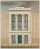 Art Print : Alexander Jackson Davis - American Institute, New York City (Front Elevation) : Vintage Wall Art