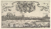 Art Print : Hanns Lautensack - View of Nuremberg, to The west, Center Plate : Vintage Wall Art