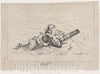 Art Print : Thomas Rowlandson - Misery 2 : Vintage Wall Art