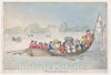 Art Print : Thomas Rowlandson - Chelsea Reach 2 : Vintage Wall Art