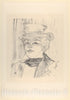 Art Print : Henri de Toulouse-Lautrec - Madame Réjane : Vintage Wall Art
