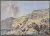 Art Print : Robert Charles Dudley - The Cliffs, Foilhummerum Bay, Valentia, The Point at Which The Shore-end of The Cable was Landed on July 22nd, 1865 : Vintage Wall Art