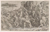 Art Print : Anonymous, School of Fontainebleau - Battle Around The Body of Patroclus : Vintage Wall Art