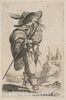 Art Print : Anonymous, French, 17th Century - Gentleman Holding a Sword : Vintage Wall Art