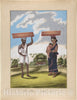 Art Print : Indian, 19th Century - Mad-Seller, in Malabar Cast, from Indian Trades and Castes : Vintage Wall Art