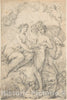 Art Print : Charles Nicolas Cochin II - Design for a Book Illustration : Vintage Wall Art