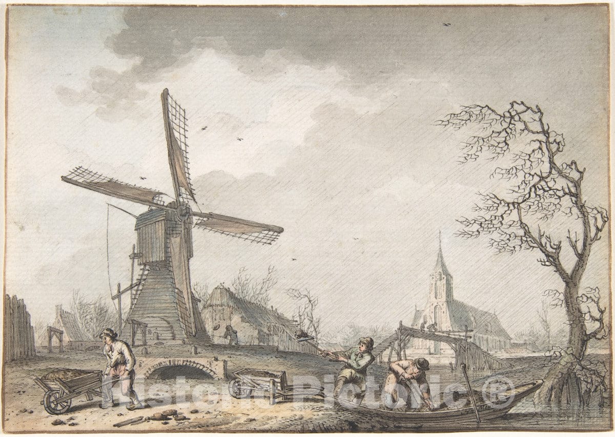 Art Print : Hendrik Meijer - February : Vintage Wall Art