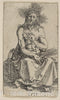 Art Print : Albrecht Dürer - The Man of Sorrows Seated : Vintage Wall Art