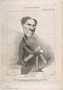 Art Print : Honoré Daumier - Ségur d'Aguessau : Vintage Wall Art