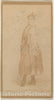 Photo Print : Standing Actress Wrapped in Shawl, from The Actresses Series (N668) : Vintage Wall Art