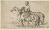 Art Print : Stefano Della Bella - Polish Groom Bathing Horses 1 : Vintage Wall Art