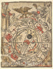 Art Print : Hans Baldung (Called Hans Baldung Grien) - Chart of The Signs of The Zodiac with Venus, Cupid, and a Bishop Saint : Vintage Wall Art