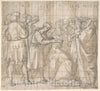 Art Print : Bartolomé Carducho - The Cornation of Esther by Ahasuerus : Vintage Wall Art