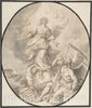 Art Print : Johann Georg Bergmüller - The Immaculate Virgin : Vintage Wall Art