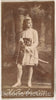 Photo Print : Actress Wearing Costume with Sword, from The Actresses Series (N664) Promoting Old Fashion Fine Cut Tobacco 1 : Vintage Wall Art