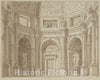 Art Print : Tranquillo Orsi - Interior of an Octagonal Room (Stage Design?) : Vintage Wall Art