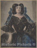 Art Print : Constantin Guys - Portrait of a Lady : Vintage Wall Art