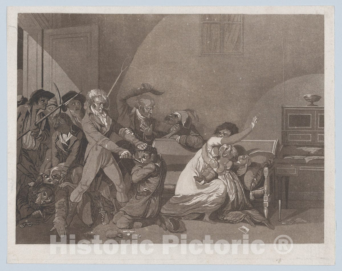 Art Print : Louis Léopold Boilly - Second Scene of Thieves : Vintage Wall Art