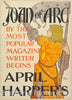 Art Print : Edward Penfield - Harper's: Joan of Arc, April : Vintage Wall Art