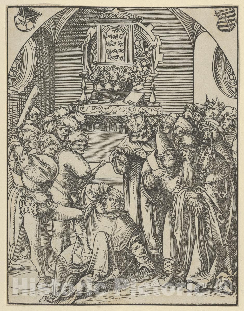 Art Print : Lucas Cranach The Elder - Jude, from The Martyrdom of The Twelve Apostles : Vintage Wall Art
