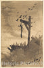 Art Print : Victor Hugo - The Hanged Man : Vintage Wall Art