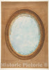 Art Print : Jules-Edmond-Charles Lachaise - Design for a Ceiling with Trompe L'Oeil Balustrade and Sky 1 : Vintage Wall Art