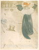 Art Print : Henri de Toulouse-Lautrec - Elles (Portfolio Cover) - 431173 : Vintage Wall Art