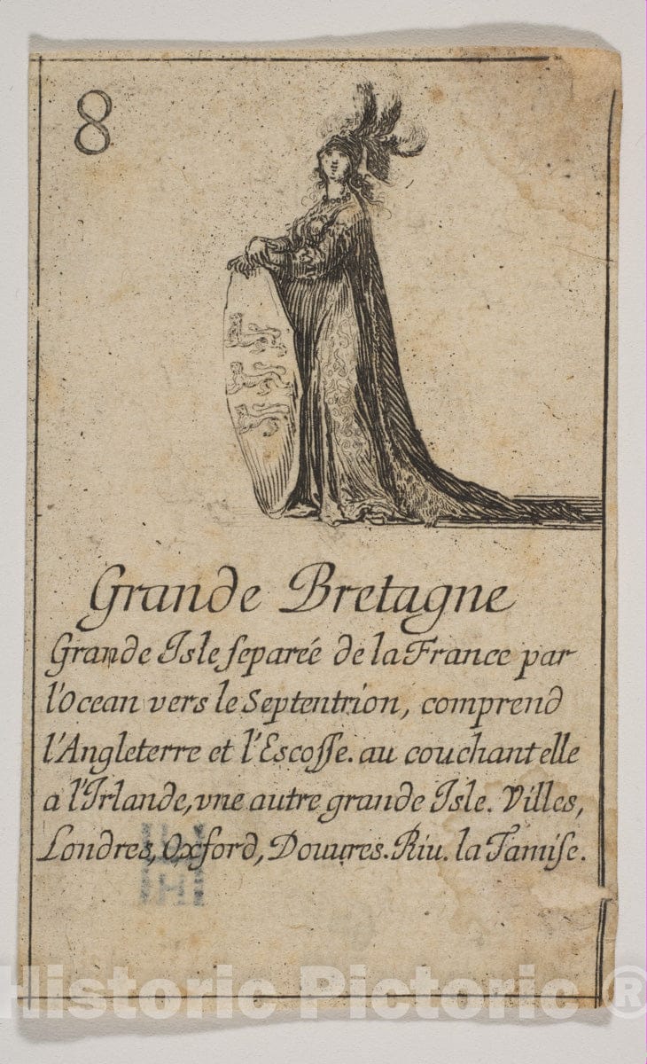 Art Print : Etched by Stefano Della Bella - Grande Bretagne : Vintage Wall Art