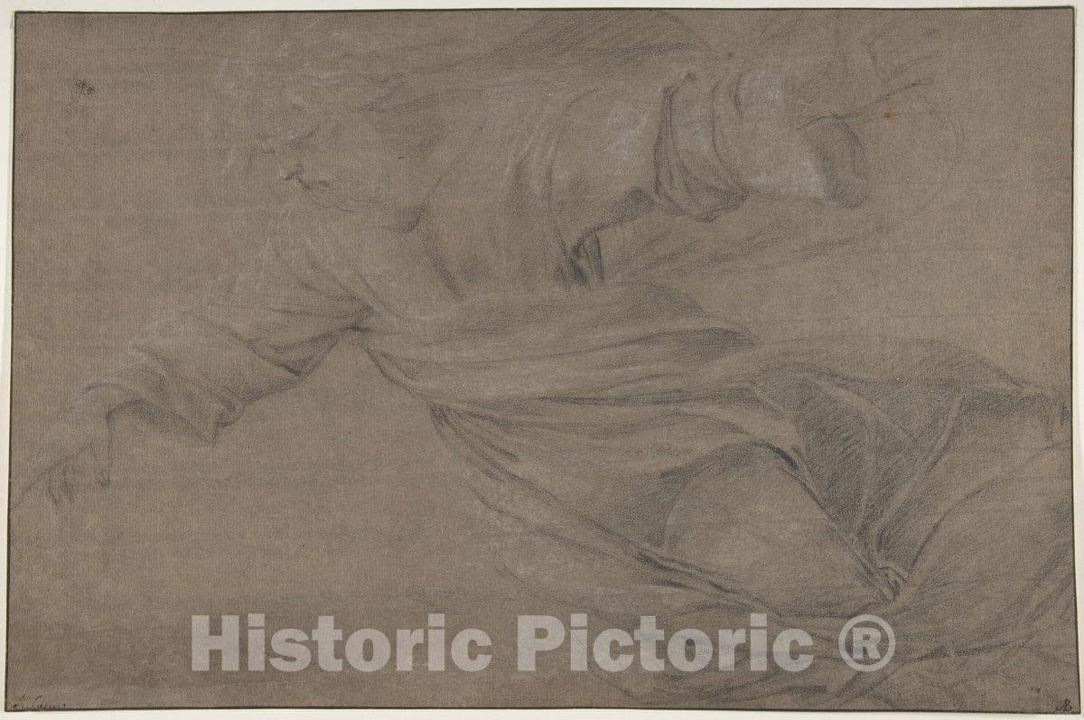 Art Print : Eustache Le Sueur - God The Father : Vintage Wall Art